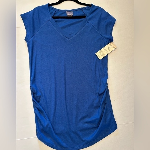 Oh Baby by Motherhood blue maternity top NWT in size XL. E17 - Picture 1 of 7